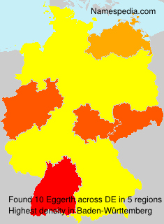 Surname Eggerth in Germany Surname Eggerth in Germany