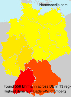 Surname Ehrmann in Germany Surname Ehrmann in Germany