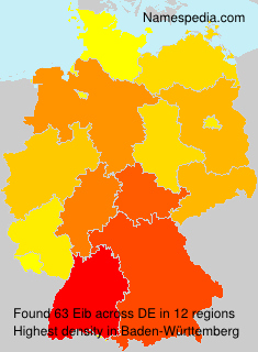 Surname Eib in Germany Surname Eib in Germany