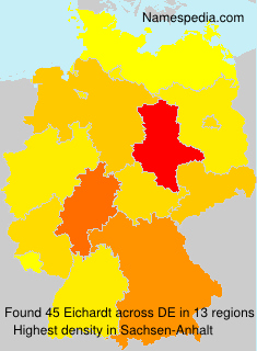 Surname Eichardt in Germany Surname Eichardt in Germany