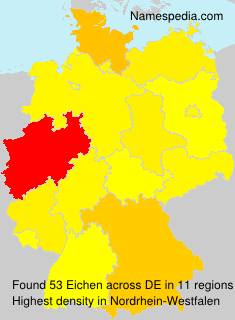 Surname Eichen in Germany Surname Eichen in Germany