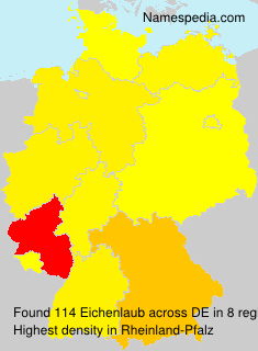 Surname Eichenlaub in Germany Surname Eichenlaub in Germany