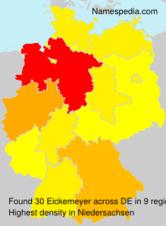 Surname Eickemeyer in Germany Surname Eickemeyer in Germany