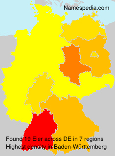 Surname Eier in Germany Surname Eier in Germany