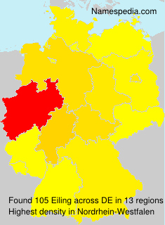 Surname Eiling in Germany Surname Eiling in Germany