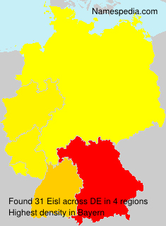 Surname Eisl in Germany Surname Eisl in Germany