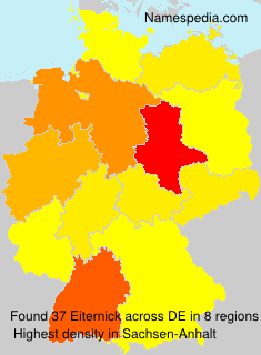 Surname Eiternick in Germany Surname Eiternick in Germany