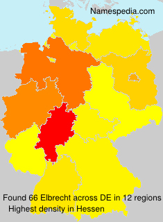 Surname Elbrecht in Germany Surname Elbrecht in Germany