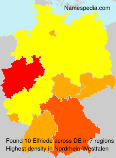 Surname Elfriede in Germany Surname Elfriede in Germany