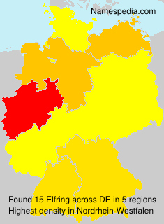 Surname Elfring in Germany Surname Elfring in Germany