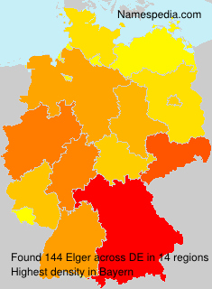 Surname Elger in Germany Surname Elger in Germany