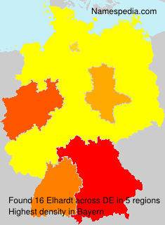 Surname Elhardt in Germany Surname Elhardt in Germany