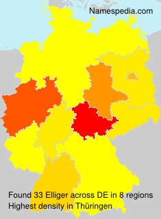 Surname Elliger in Germany Surname Elliger in Germany