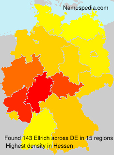Surname Ellrich in Germany Surname Ellrich in Germany