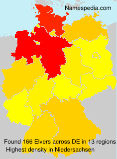 Surname Elvers in Germany Surname Elvers in Germany