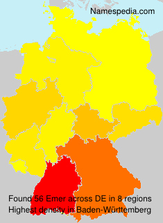 Surname Emer in Germany Surname Emer in Germany
