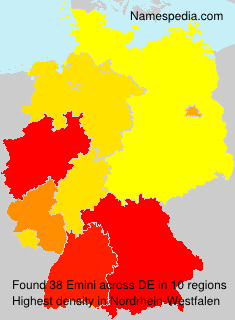 Surname Emini in Germany Surname Emini in Germany