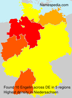 Surname Engelin in Germany Surname Engelin in Germany