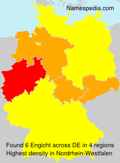 Surname Engicht in Germany Surname Engicht in Germany