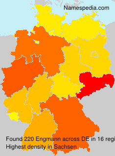 Surname Engmann in Germany Surname Engmann in Germany