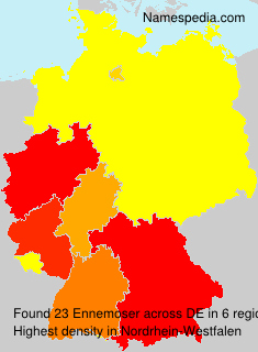 Surname Ennemoser in Germany Surname Ennemoser in Germany