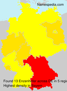 Surname Enzenhofer in Germany Surname Enzenhofer in Germany