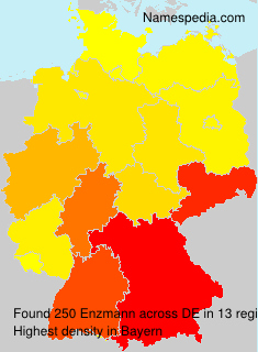 Surname Enzmann in Germany Surname Enzmann in Germany
