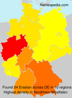 Surname Eraslan in Germany Surname Eraslan in Germany
