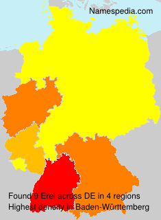 Surname Erel in Germany Surname Erel in Germany