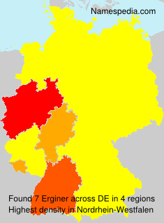 Surname Erginer in Germany Surname Erginer in Germany