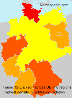 Surname Erickson in Germany Surname Erickson in Germany