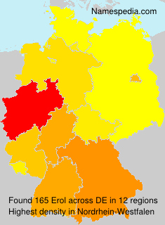 Surname Erol in Germany Surname Erol in Germany