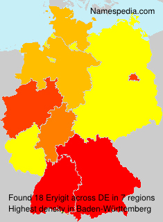 Surname Eryigit in Germany Surname Eryigit in Germany