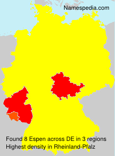 Surname Espen in Germany Surname Espen in Germany