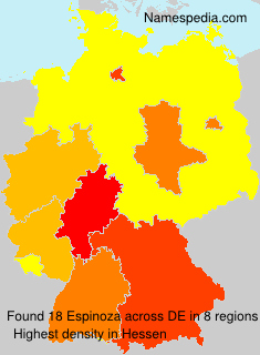 Surname Espinoza in Germany Surname Espinoza in Germany