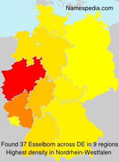 Surname Esselborn in Germany Surname Esselborn in Germany