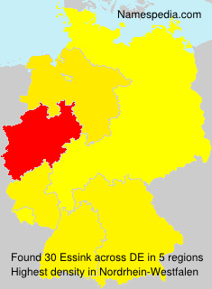 Surname Essink in Germany Surname Essink in Germany