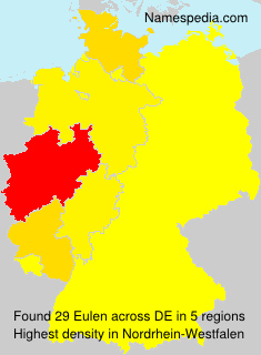 Surname Eulen in Germany Surname Eulen in Germany
