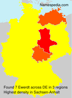 Surname Ewerdt in Germany Surname Ewerdt in Germany