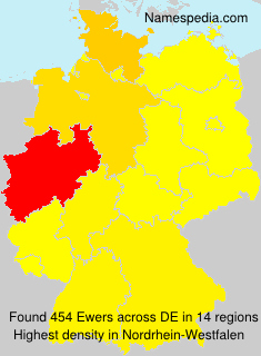 Surname Ewers in Germany Surname Ewers in Germany