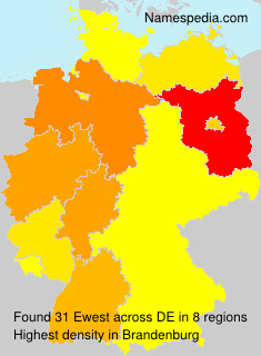 Surname Ewest in Germany Surname Ewest in Germany