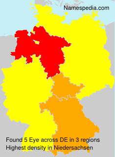 Surname Eye in Germany Surname Eye in Germany
