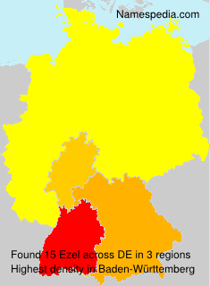 Surname Ezel in Germany Surname Ezel in Germany