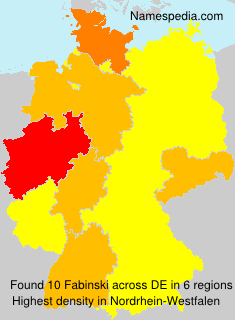 Surname Fabinski in Germany Surname Fabinski in Germany