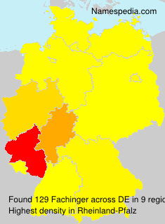 Surname Fachinger in Germany Surname Fachinger in Germany
