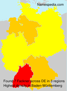 Surname Fackner in Germany Surname Fackner in Germany