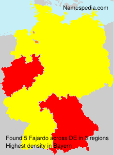Surname Fajardo in Germany Surname Fajardo in Germany