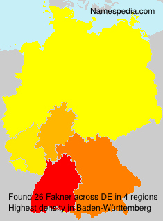 Surname Fakner in Germany Surname Fakner in Germany