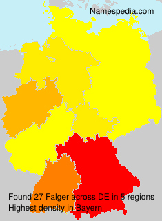 Surname Falger in Germany Surname Falger in Germany