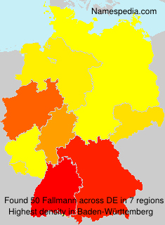 Surname Fallmann in Germany Surname Fallmann in Germany